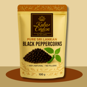 black peppercorns
