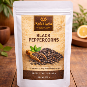 black peppercorns